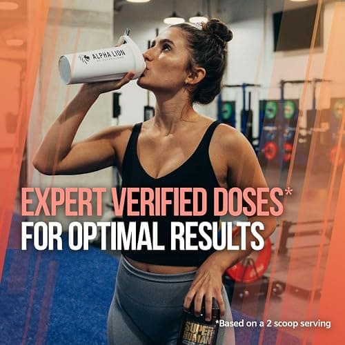ALPHA LION Core Pre Workout Powder with Creatine for Performance, Beta Alanine for Muscle, L-Citrulline for Pump & Tri-Source Caffeine for Sustained Energy (30 Servings, Fruit Punch Flavor) thumbnail 6