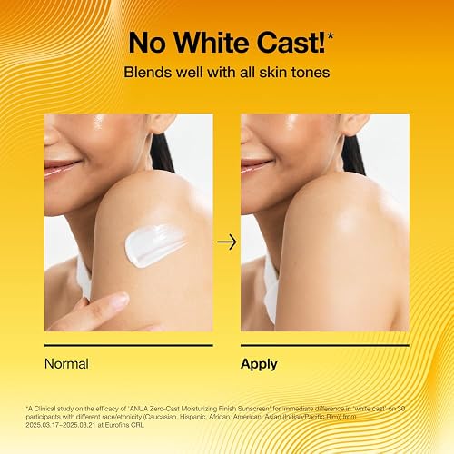 Anua, Zero-Cast Moisturizing Sunscreen SPF 50, Glow Natural Sunscreen for face, No White Cast, Hyaluronic Acid, Niacinamide, Oil-Free, KPop Demon Hunters, Korean Skincare, 1.69 fl oz thumbnail 4