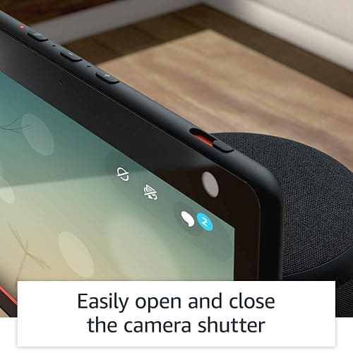 Amazon Echo Show 10 (newest model), HD smart display with premium sound, motion and Alexa, Charcoal - Charcoal - Device Only thumbnail 5