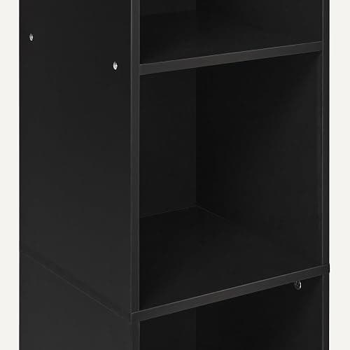 Amazon Basics 5-Cube Bookcase Compatible with Fabric Storage Cube Organizers, Black thumbnail 4