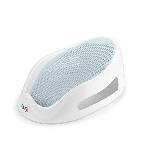 Angelcare - Baby Bath Support - Soft Touch Support - Water Level Indicator - Ideal for Babies Less Than 6 Months Old - Aqua - Image 1