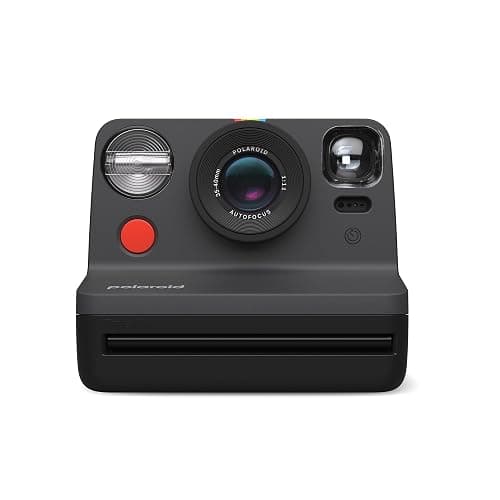 Polaroid Now 2nd Generation I-Type Instant Camera + Film Bundle - Now Black Camera + 16 Color Photos (6248)- Black thumbnail 3