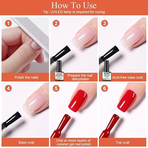 BUTBU Nail Dehydrator and Primer Set, 2PCS 8ml Nail Primer and Nail Prep Dehydrate, Professional Natural Nail Bond primer, Acid Free Superior Bonding Primers for Gel Nail Polish, Acrylic Powder thumbnail 7