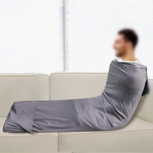 Adult Sleep Sack Compression Pod - Lightweight Relief Wearable Blanket | Ultra-Lightweight |Breathable Stretch Fabric Sleep Pod | Breathable Hooded Sleep Sack thumbnail 5