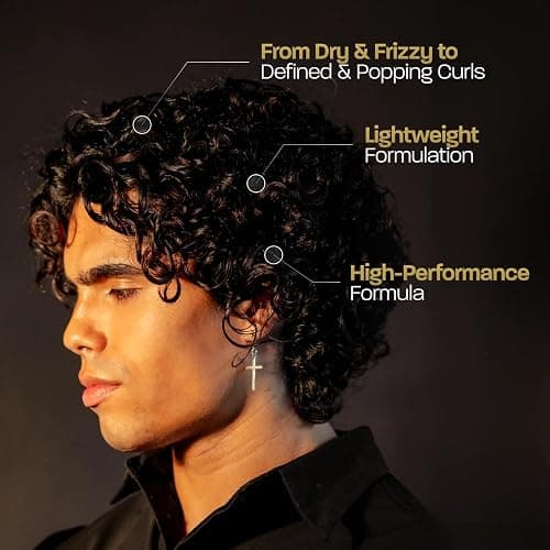 BASED Leave-In Conditioner, Instant Frizz Control, Hydrates & Nourishes Hair, Premium Leave-In Conditioner for Men, Healthy Frizz-Free Hair in Minutes (6.8 Fl Oz Pack of 1) thumbnail 4