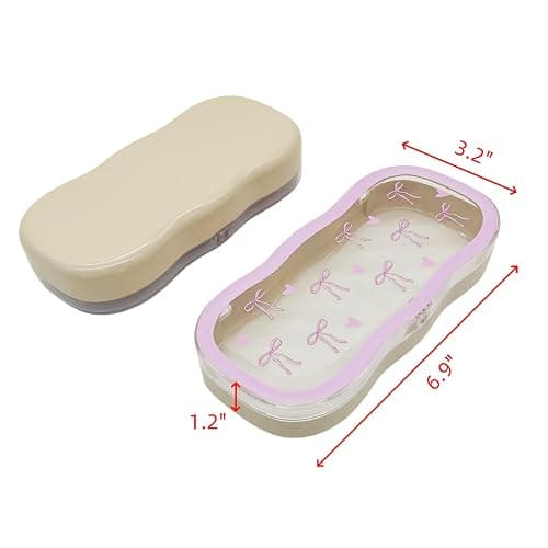 Glasses Case Hard Shell, Cute Sunglasses Case, Glass Cases for Eyeglasses Women, Clear Reading Eye Glass Cases thumbnail 7