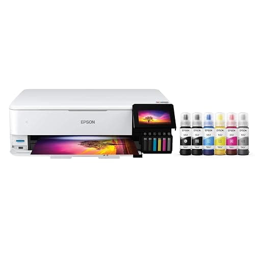 Epson EcoTank Photo ET-8550 Wireless Wide-format Color All-in-One Supertank Printer with Scanner, Copier, Ethernet and 4.3-inch Color Touchscreen - Image 1