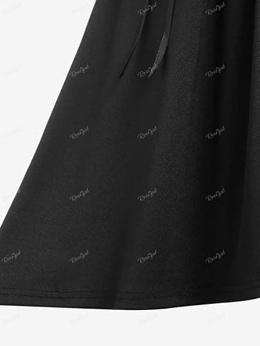 Rosegal Women's Plus Size Gothic Mini Skirt Plaid Zipper Mini A Line Skirt thumbnail 5