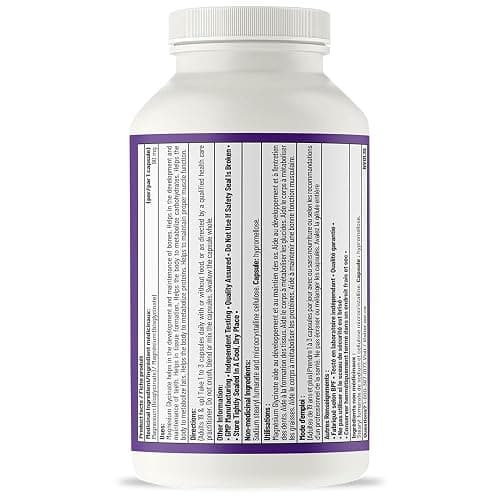 AOR Magnesium Glycinate Supplement, Vegan, 360 Capsules, 120 Day Supply | Magnesium Bisglycinate, Vegan, Non GMO, No Unnecessary Fillers, With or Without Food thumbnail 9