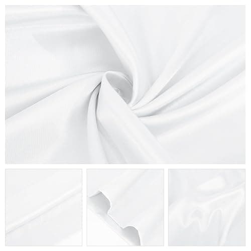 Taie Oreiller 65x65 Satin - Similaire aux Taie d Oreiller en Soie Lot de 2, Prend Soin de Votre Peau et de Vos Cheveux, Housse Coussin Satin Protege Oreiller (Blanc Naturel, 65x65cm) thumbnail 6