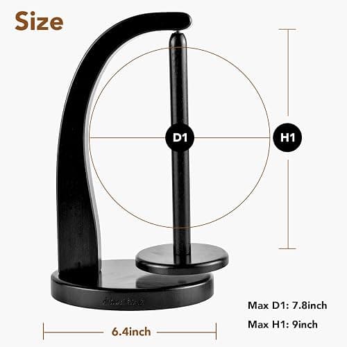 ULOI Crochet Yarn Holder - Upgrade with Crochet Accessories Storage Attachment, Magnetic Wooden Yarn Storage for Knitting Accessories, Perfect for Crocheting and Knitting Projects, Ebony Finish thumbnail 6