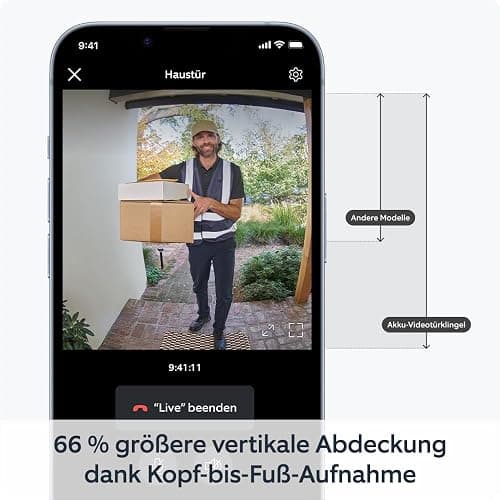 Ring Akku-Videotürklingel (Battery Video Doorbell) (2024) | WLAN-Videotürklingel-Sicherheitskamera, Selbstinstallation (in 5 Minuten) | mit eingebautem Akku I Privatsphäre-Einstellungen thumbnail 3