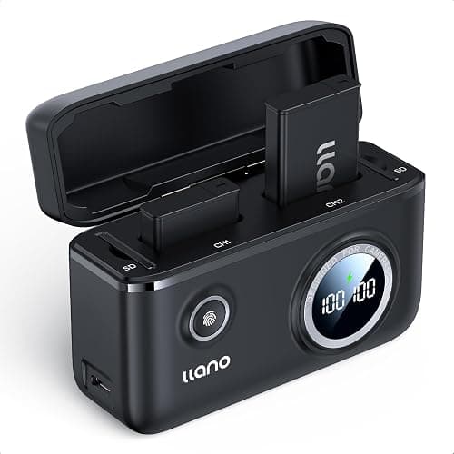 llano 2-Pack NB-13L Batteries and Charger for Canon G7X, G7X Mark III, G7X Mark II, PowerShot SX740 HS, G5X Mark II,G9X Mark II, SX620HS, SX720HS, Dual Slot,PD 18W, Smart Display, Magnetic Snap Cover - Image 1