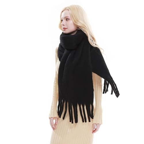 RIIQIICHY Chunky Scarf for Women Winter Warm Thick Scarves Oversized Blanket Scarf thumbnail 5