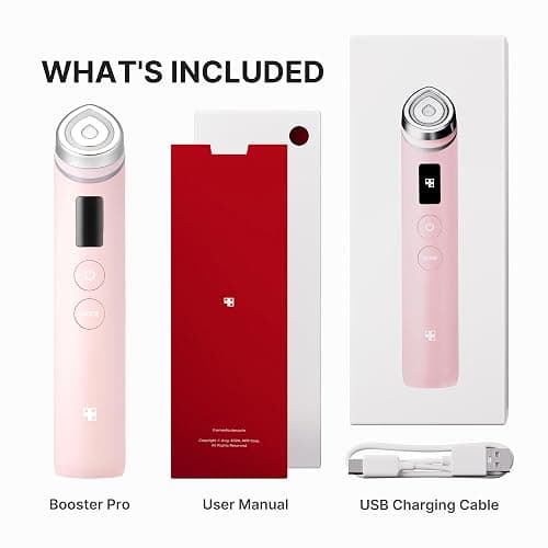 medicube Booster Pro | 6-in-1 Real Glass Glow Beauty Massager | for Clear, Radiant, Firmer-Looking Skin | Korean Skin Care | Pink thumbnail 9
