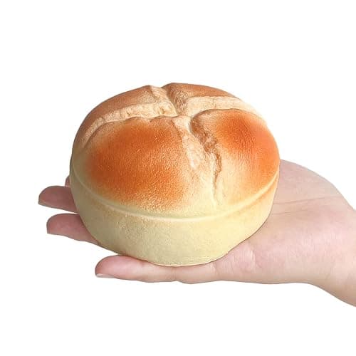 funnysquee Bread Super Soft Slow Rising Squishies Toy for Kids Birthday Gift,Cute Stress Relief Simulation Lovely Squishys Scented Squishi Squeeze Toys (Yellow) thumbnail 5