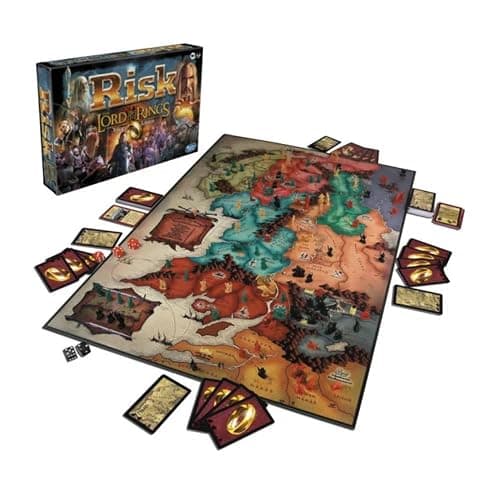 Hasbro Gaming Risk: The Lord of The Rings Trilogy Edition Strategy Family Board Games, Ages 10 and Up, for 2-4 Players (Amazon Exclusive) thumbnail 3