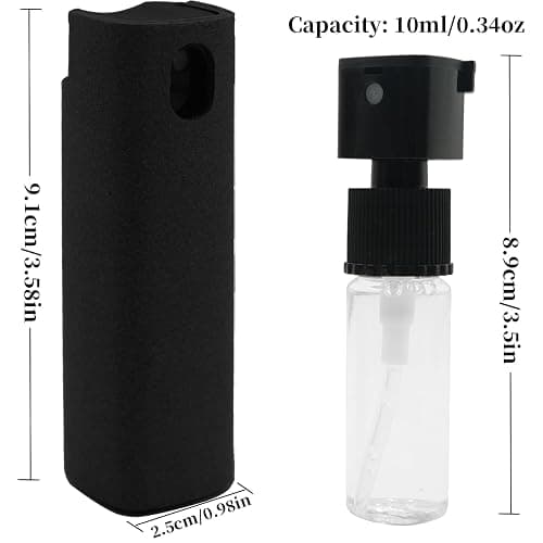 Car Screen Cleaner Spray and Wipe for Women, Cell Phone Touchscreen Cleaning Wiper Kit Accessories for MacBook Display iPad iPhone Mac Laptop Computer Monitor TV Screens, Black Grey White thumbnail 2