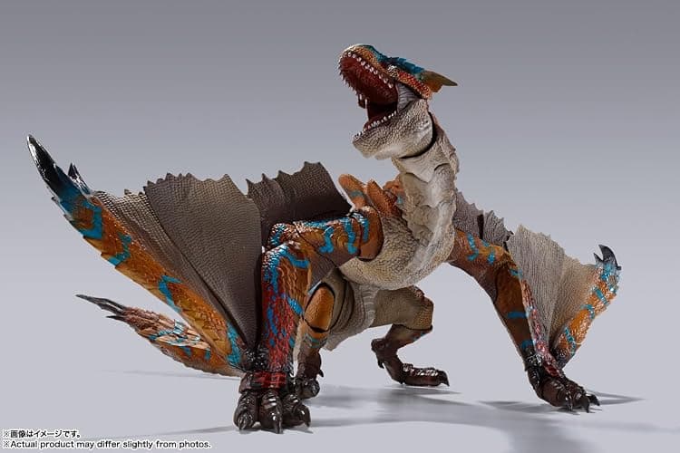 TAMASHII NATIONS - Monster Hunter Rise - Tigrex, Bandai Spirits S.H.MonsterArts Action Figure thumbnail 7