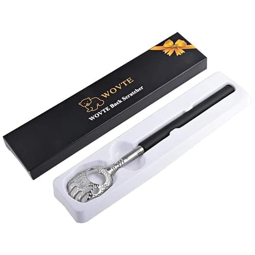 Back Scratcher, WOVTE Telescopic Stainless Steel Back Scratcher for Adults, Stocking Fillers for Men Women Gifts for Men Dad Husband, Mothers Day Fathers Day Birthday Gifts Easter Gifts for Him thumbnail 9