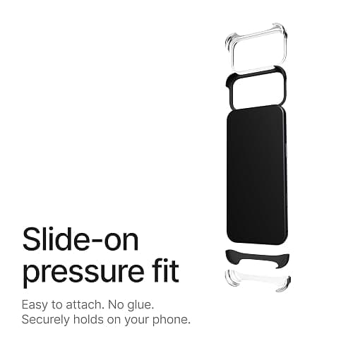 Arc Pulse Compatible with iPhone 17 Pro Phone Case (2025), Minimalist Protective Shock Absorption Aerospace Grade Aluminum Shells + Elastomer Inlays Easy Fit 6.3 inch (Aluminum Matte Black) thumbnail 4
