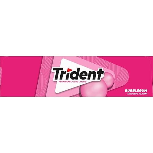 Trident Bubblegum Sugar-Free Chewing Gum, 12 Packs of 14 Pieces (168 Total Pieces) thumbnail 13