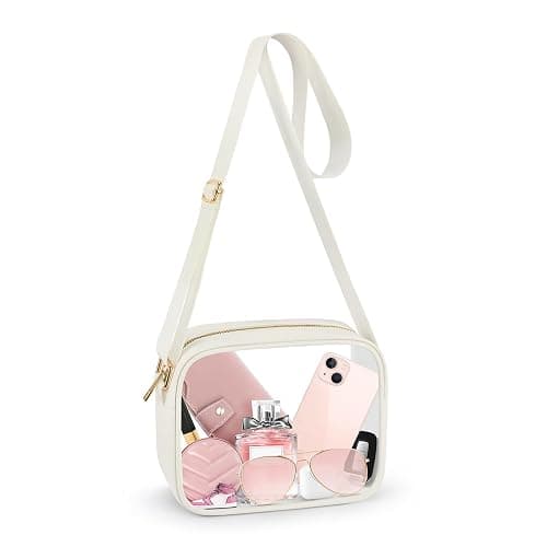 KETIEE Clear Crossbody Bag, Stadium Approved Clear Purse Bag for Concerts Sports Events Festivals - Image 1