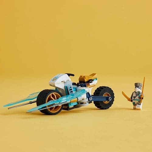 LEGO NINJAGO Zane’s Ice Motorcycle Toy with 1 Minifigure Included, Buildable Model Vehicle, Ninja Gift for Kids Ages 7 and Up, 71816 thumbnail 4