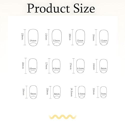 24 Pcs Flower Press on Nails Short, Almond French Tips Fake Nails Short Glue on Nails, Sun Flower False Nails with Glue Stickers, Cute Medium Length Acrylic Nail for Women thumbnail 7