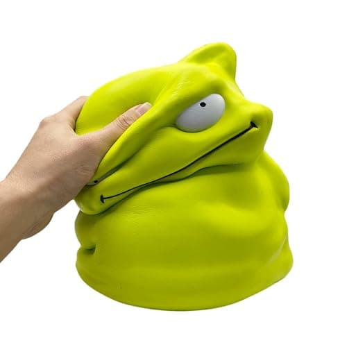 funnysquee 9.8 Inches Gaint Green Monster Slow Rising Squishies,Jumbo Squishys Birthday Gift for Kids, Stress Relief Kawaii Squishie Toys thumbnail 6