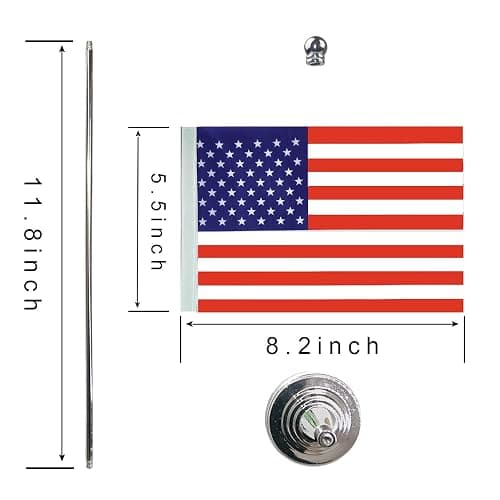American USA US Table Flag,Office Desk Flag,International World Country Flags Banners,Festival Events Celebration,Office Desk Home Decoration thumbnail 3