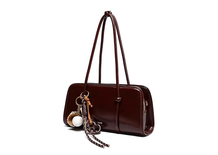 Women's shoulder bag, spacious multi pocket bag, women's crossbody bag, fashionable handbag, top handle, shoulder bag - Image 1