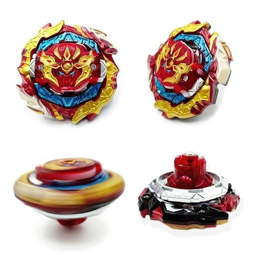 MUSTYBELT Bey Battling Top Burst Gyros Toy Set Toy Gift for Children Boys Ages 6 8 10 12+ Combat Battling Game 10 Burst Spinning Tops 3 Two Way Launchers Grip Starter thumbnail 4