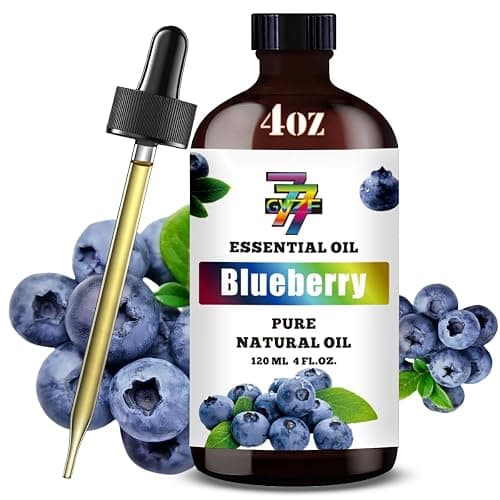 Blueberry Essential Oil (4 oz/120 ml) — Blueberry Oils for Aromatherapy, diffusers, humidifiers, Home fragrances, DIY Skincare, soap Making, DIY Candle Making, Relaxation, Yoga, and Meditation - Image 1