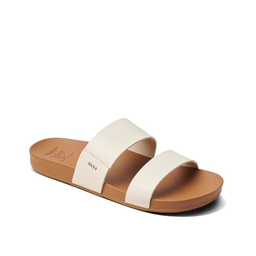 REEF Cushion Vista Women's Fashion Slide Sandal, Vegan Leather Strap, Ultra Soft Cushion Footbed thumbnail 7