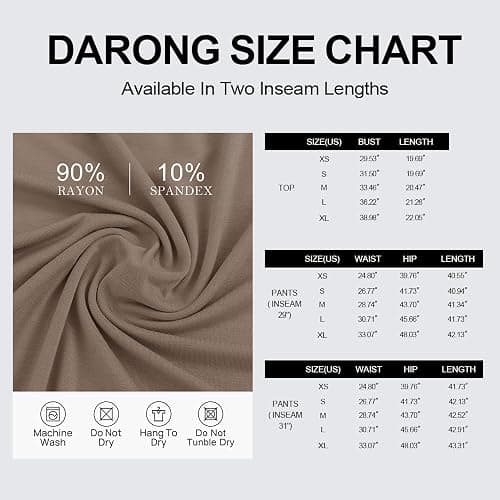 Darong Women's 2 Piece Outfits Lounge Sets 2025 Long Sleeve Crop Tops Wide Leg Pants Casual Matching Set thumbnail 4