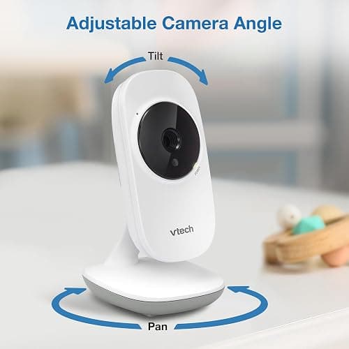 VTech Baby Monitor No WiFi – 19Hr Video Battery, 1000ft Range, Night Vision, Two-Way Talk, Temperature Sensor, Sound-Activated Screen, Lullabies | VM819 thumbnail 5