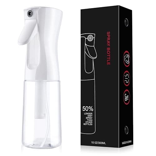 URAQT Sprühflasche Haar, 2 ml Wasserzerstäuber Wasserflaschens Friseur Sprühflaschen Spray Bottle, Salon Wasser Sprüher Friseur Haar Werkzeug für Haar, Weiß Transparent thumbnail 9