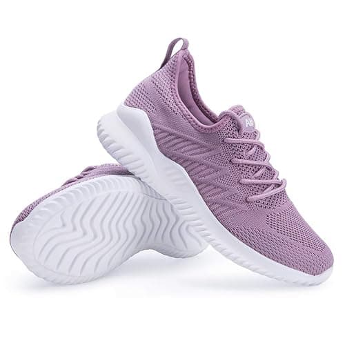 Akk Womens Walking Tennis Shoes - Slip On Memory Foam Lightweight Casual Sneakers for Gym Work Travel Workout thumbnail 8