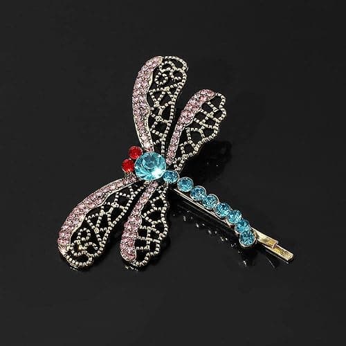 Mullike Coraline Key Pendant Necklace Seeing Stone Necklace Dragonfly Hair Clips Halloween Movie Props Cosplay Costume for Women Men thumbnail 7