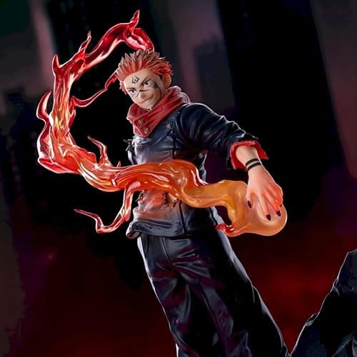 YLEAFUN JJK Ryomen Sukuna Figure Model 23cm Anime Itadori Yuji Action Figure Statue PVC Collectibles Desktop Ornaments for Fans thumbnail 2