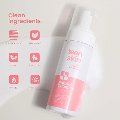 Natural Outcome Teen Skin Ultra Gentle Kids Face Wash, 5 oz thumbnail 3