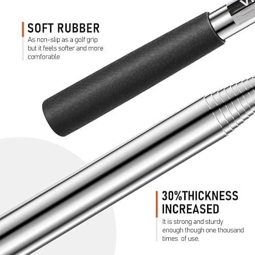 VIMPSEY Golf Ball Retriever Telescopic for Water, 9Ft/12Ft/16.3Ft/20Ft Stainless Steel Golf Ball Retriever, Professional Golf Ball Retriever thumbnail 3