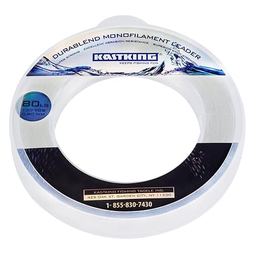 KastKing DuraBlend Monofilament Leader Line - Premium Saltwater Mono Leader Materials - Big Game Spool Size 120Yds/110M thumbnail 3