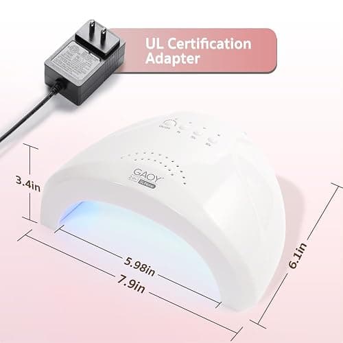 GAOY Fast Curing Lamp Professional Salon-Graded UV LED Curing Light with Powerful 30 LED Beads and Automatic Infrared Sensor 3 Timers for Gel Nail Polish Acrylic Gel Nail Dryer thumbnail 6