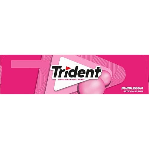 Trident Bubblegum Sugar-Free Chewing Gum, 12 Packs of 14 Pieces (168 Total Pieces) thumbnail 14