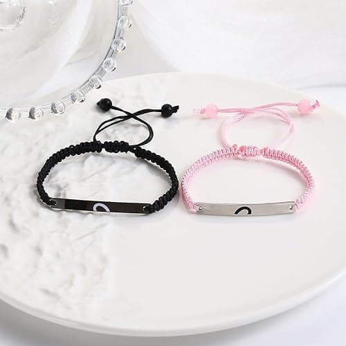 CXLDTE Matching Heart Bracelets for Dad Daughter Birthday Valentine's Father's Day Gifts Christmas Gifts thumbnail 7