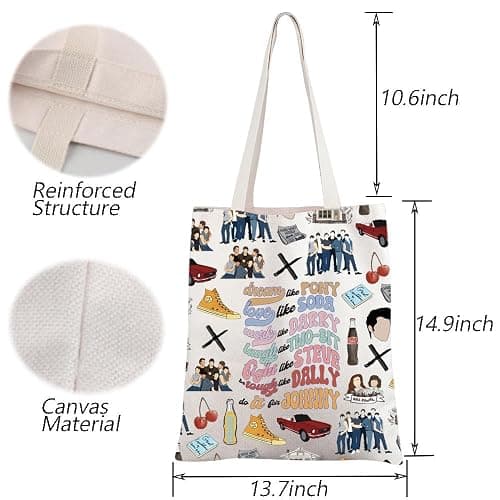 TGBJE Out Musical Inspired Tote Bag Musical Theatre Characters Shoulder Bag Musical Gift thumbnail 2