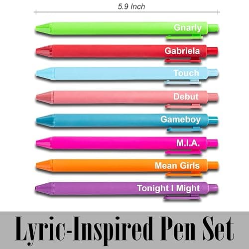 Kpop Gifts Merch, K pop Gel Pens, Cute Office Supplies for Music Fans, Aesthetic Music Birthday Party Favors for Girls, Christmas Stocking Stuffers Gift for Girls Boys thumbnail 2