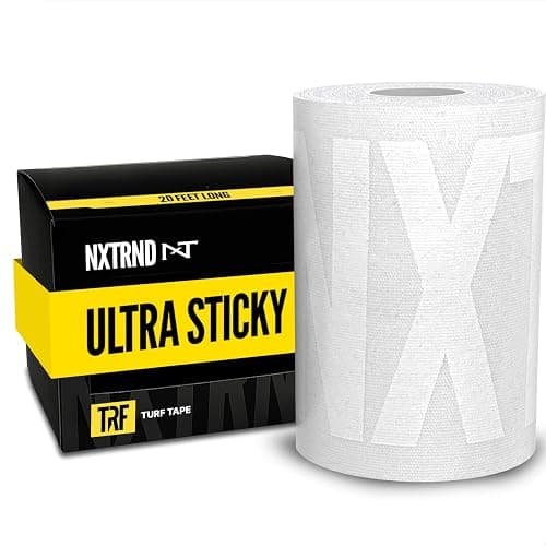 Nxtrnd TRF Turf Tape Football, Extra Wide Kinesiology Tape, Protects from Turf Burn (White) - Image 1